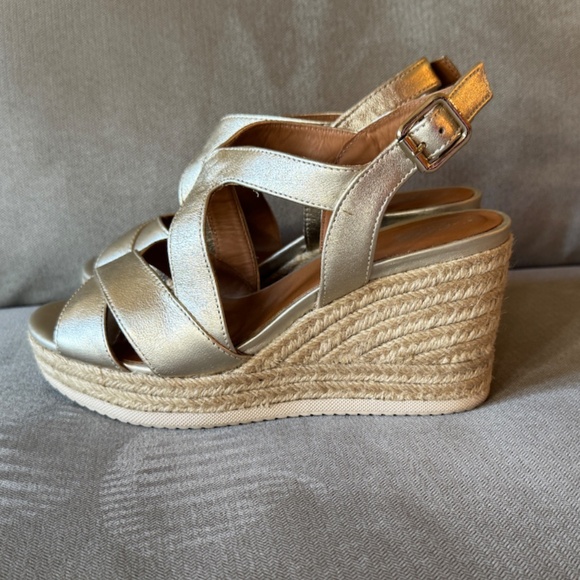 Geox D GELSA - Espadrilles - light gold/goudkleurig